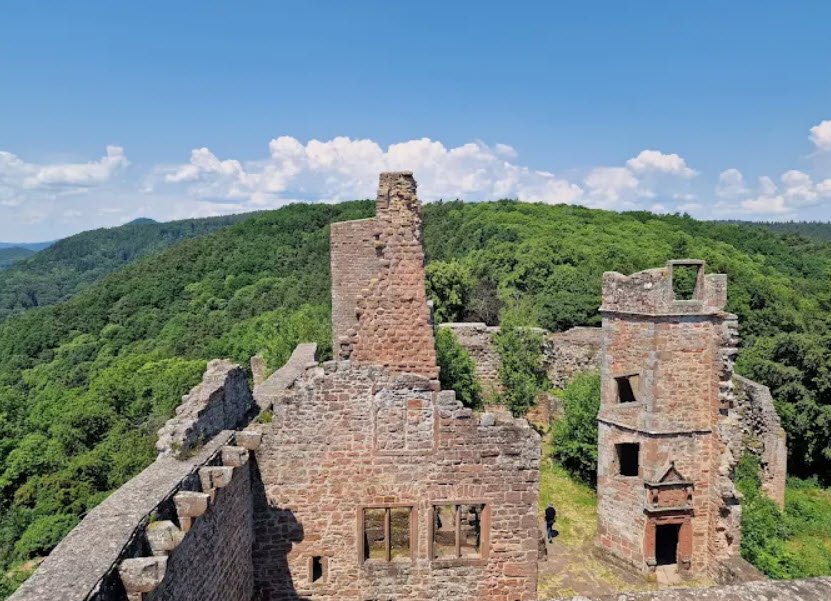 Madenburg Castle, Eschbach, Südliche Weinstraße, Germany, Germany